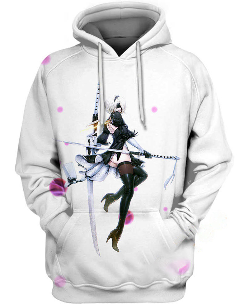 2b Self Destruct Hoodie 3D