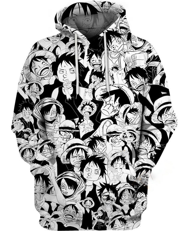 50 Shades Of Luffy Hoodie 3D