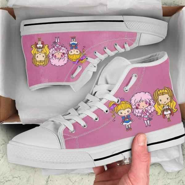 80s Girl High Top Shoes