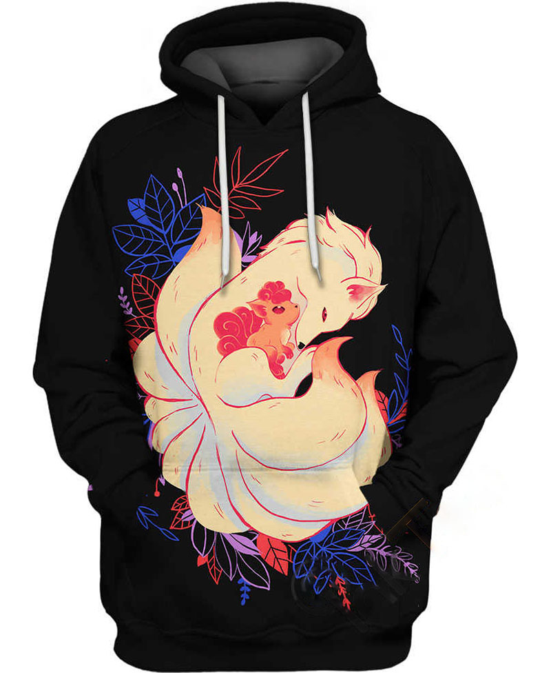 9-tailed Ninetales Hoodie 3D