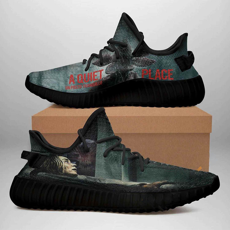 A Quite Place Black Edition Yeezy Boost