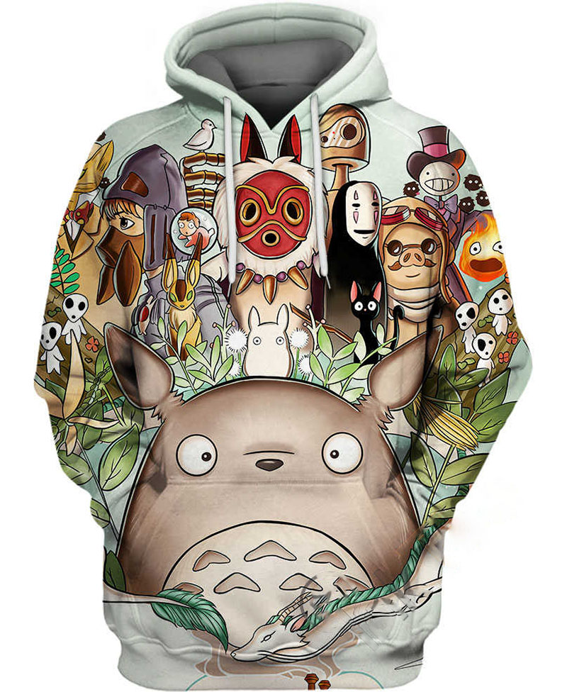 A Tribute Of Studio Ghibli Hoodie 3D