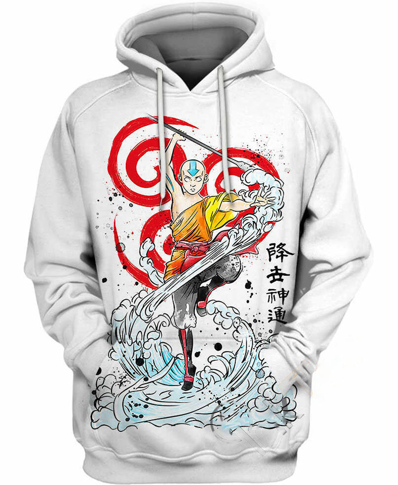 Aang The Last Airbender Hoodie 3D