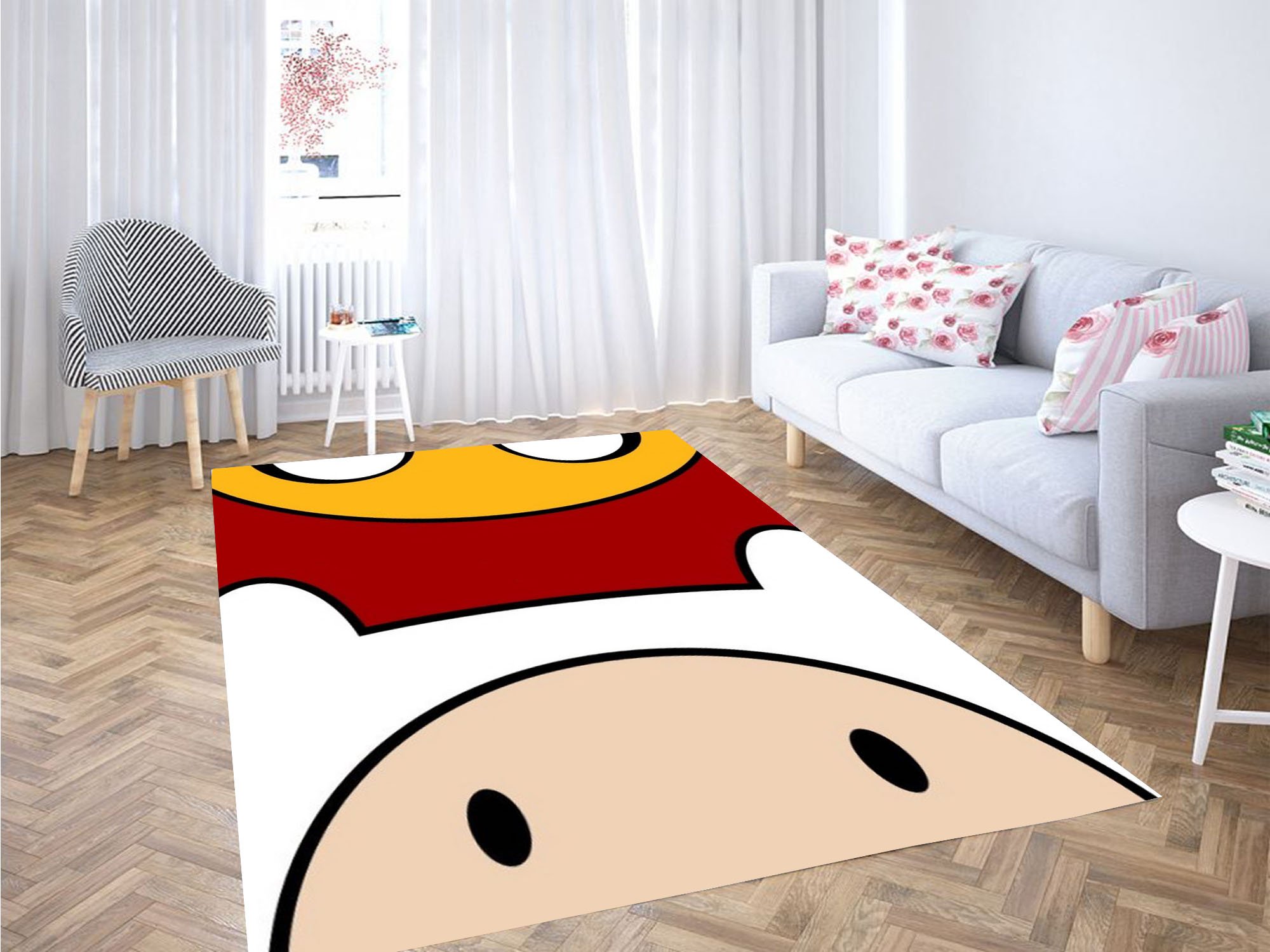Adventure Time Jack And Finn Carpet Rug