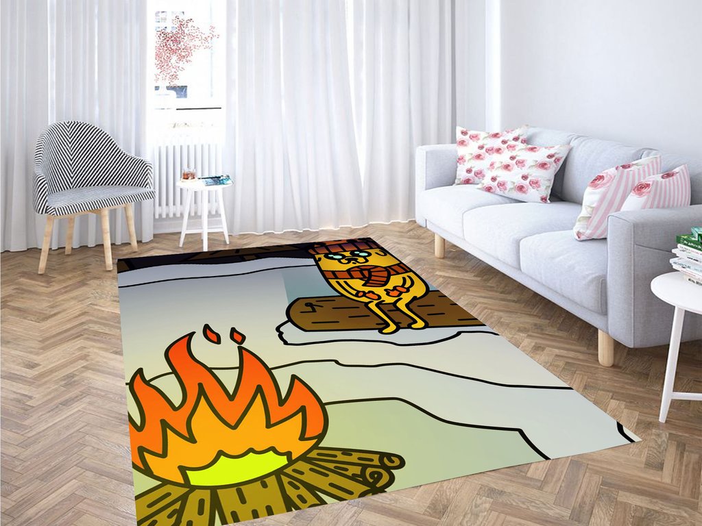Adventure Time Jake The Dog Living Room Modern Carpet Rug