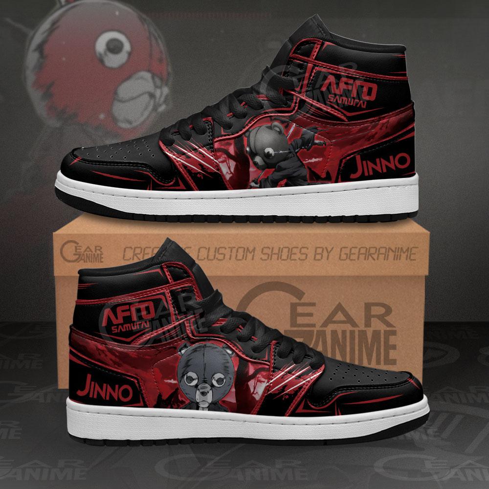 Afro Samurai Jinno Sneakers Custom Anime Air Jordan Shoes