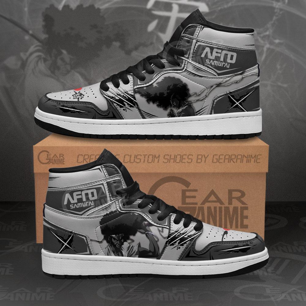 Afro Samurai Sneakers Custom Anime Air Jordan Shoes