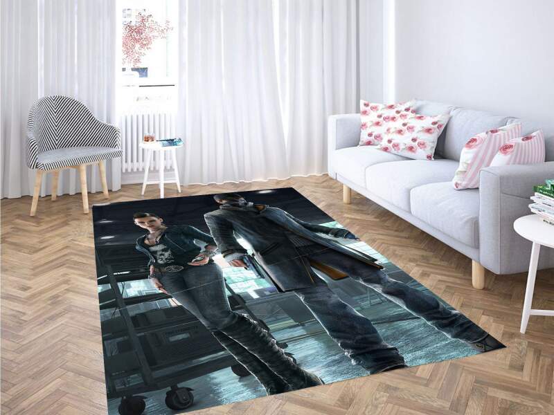 Aiden Watch Dogs Carpet Rug