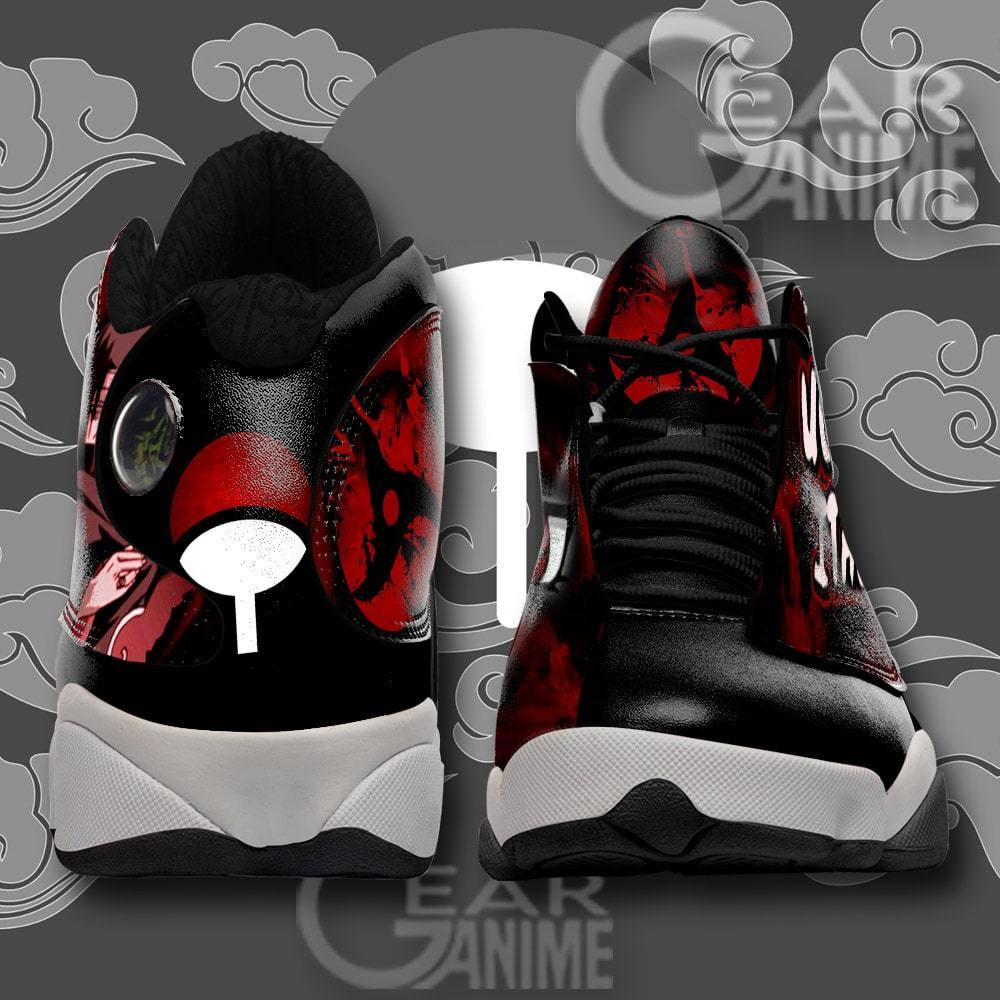Akatsuki Itachi Sharingan Eyes Naruto Air Jordan Shoes