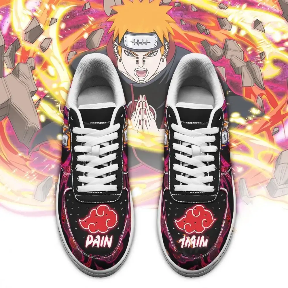 Akatsuki Pain Custom Naruto Anime Amazon Nike Air Force Shoes