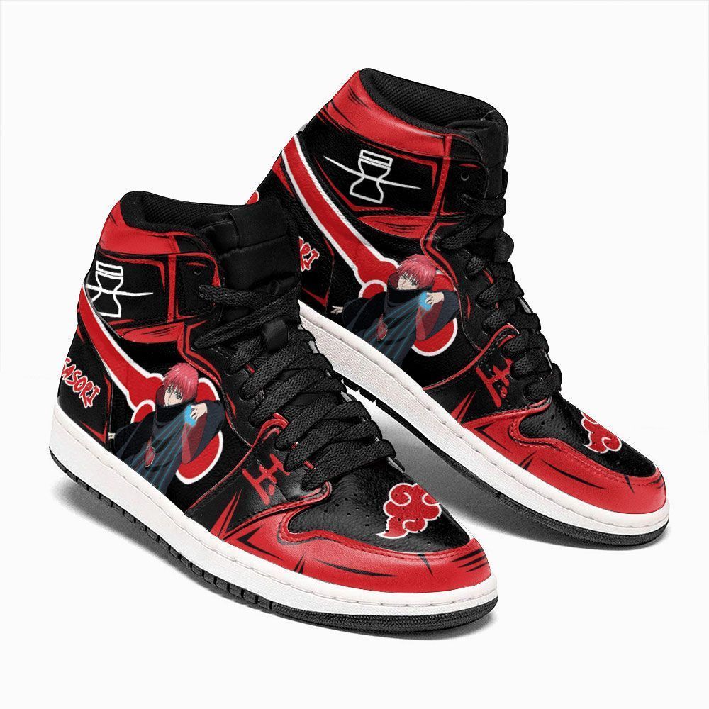 Akatsuki Ssasori Naruto Custom Anime Air Jordan Shoes