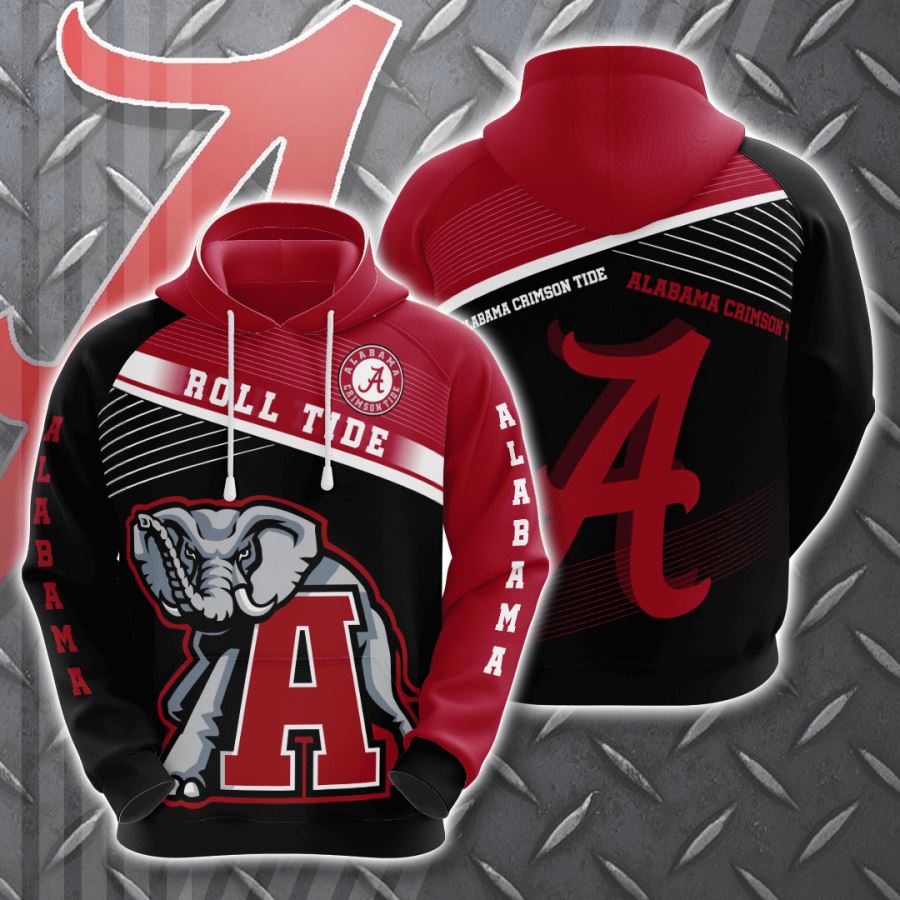 Alabama Crimson Tide Custom Hoodie 3D