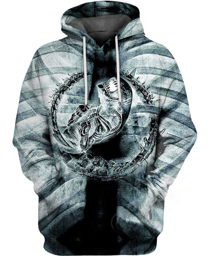 Alien Fetus Hoodie 3D