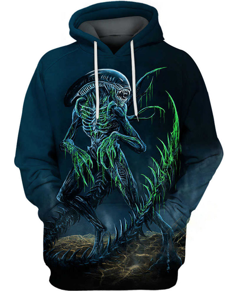 Alien Hive On Avpalternative Hoodie 3D