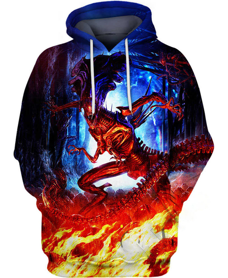 Alien Queen Hoodie 3D
