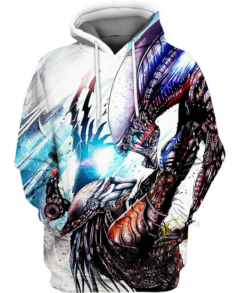 Alien Vs Predator Hoodie 3D