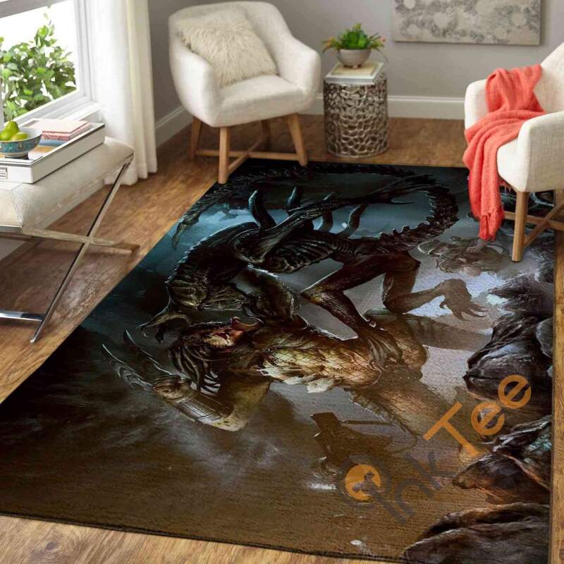 Alien Vs. Predator Area Rug