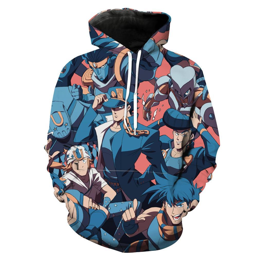 All Jojo Characters Jojo’s Bizarre Adventure Character Hoodie 3D
