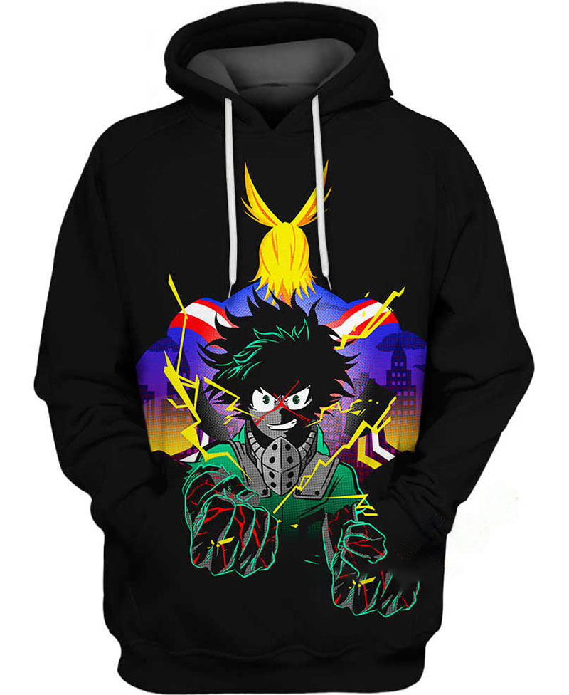 All Might And Midoriya Izuku Hoodie 3D