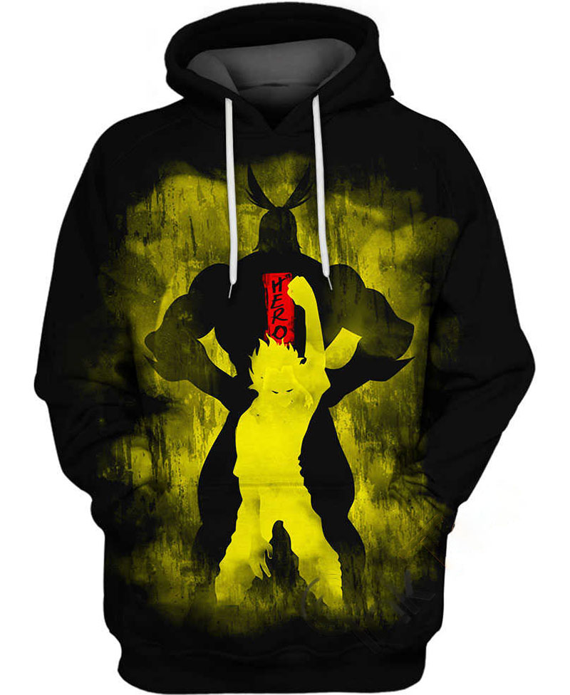 All Might Last Fight Hoodie 3D