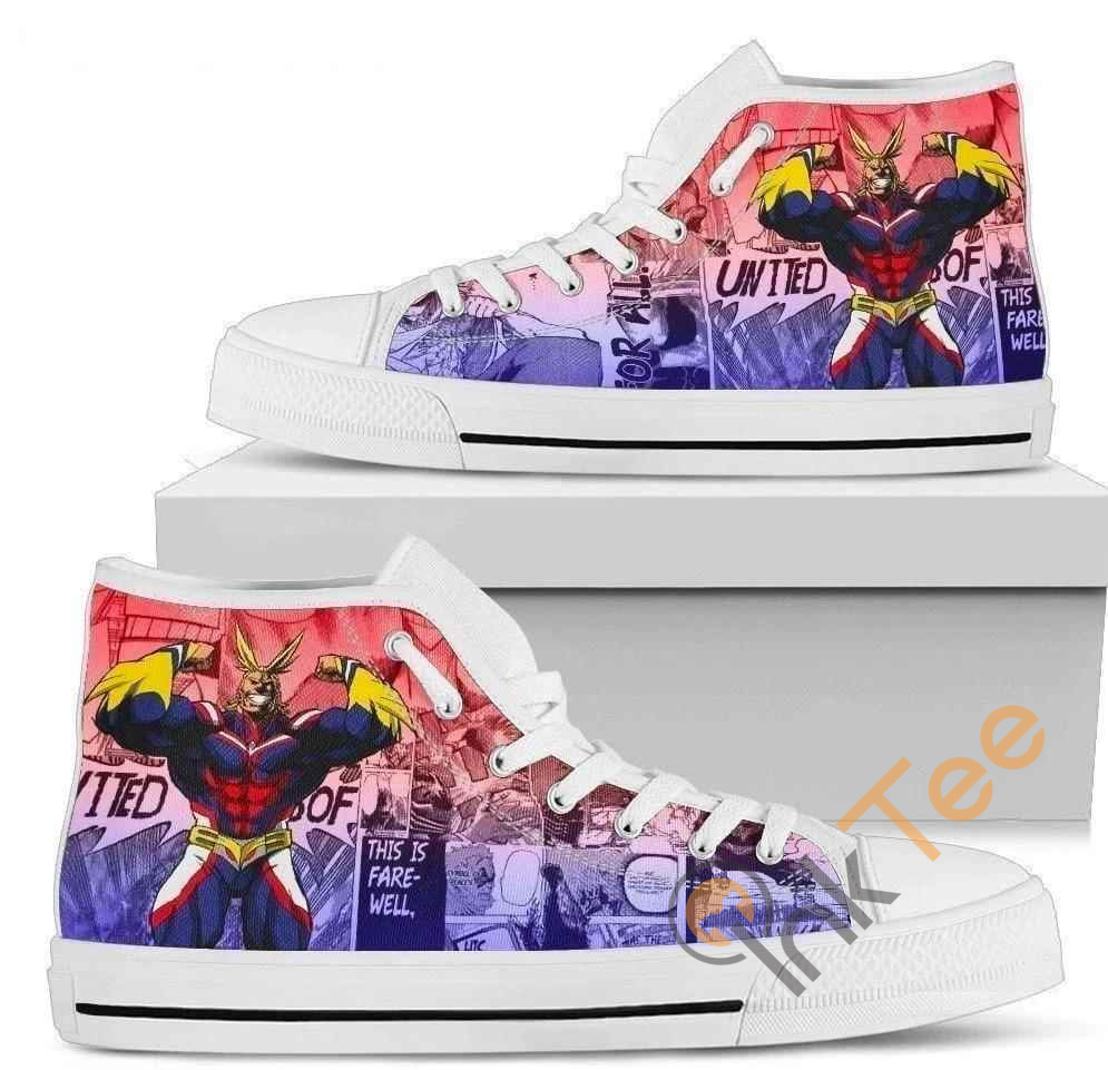All Might My Hero Academia High Top Shoes