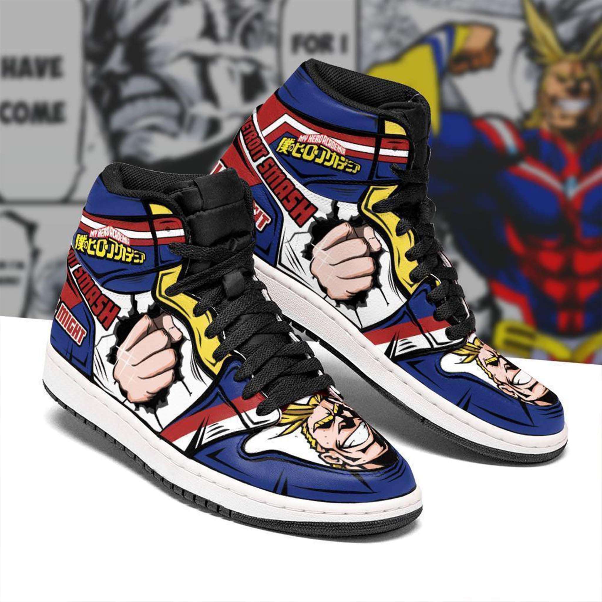 All Might My Hero Academia Personalized Yagi Toshinori Air Jordan Shoes