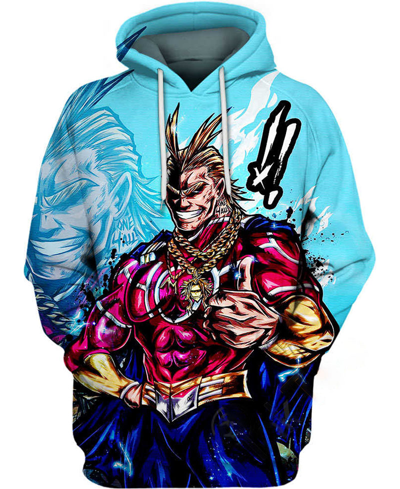 All Might Symbol Of Peace Hoodie 3D