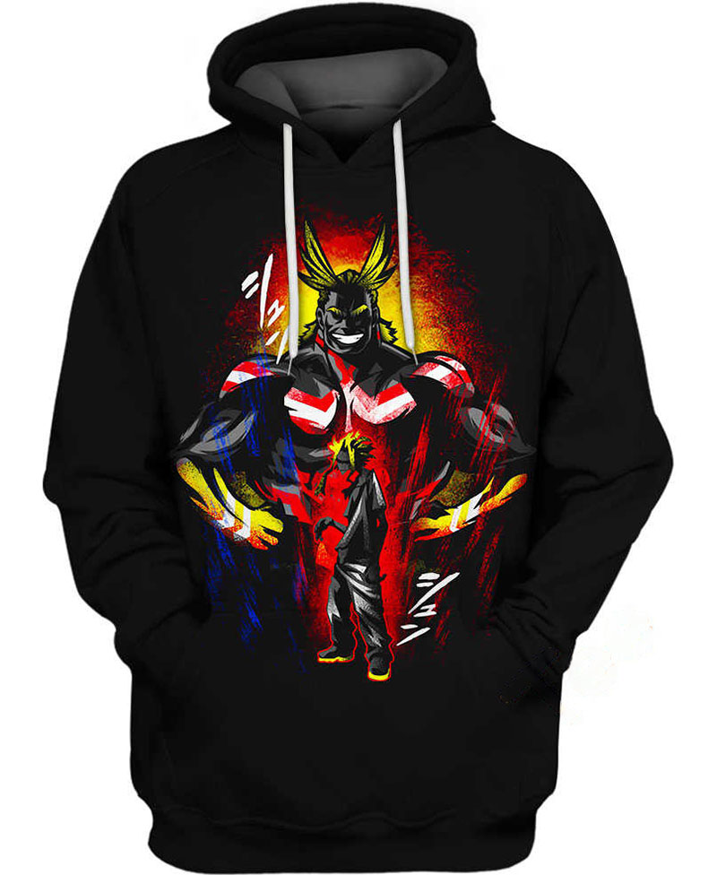 All Might Symbol Of Peace Hoodie 3D