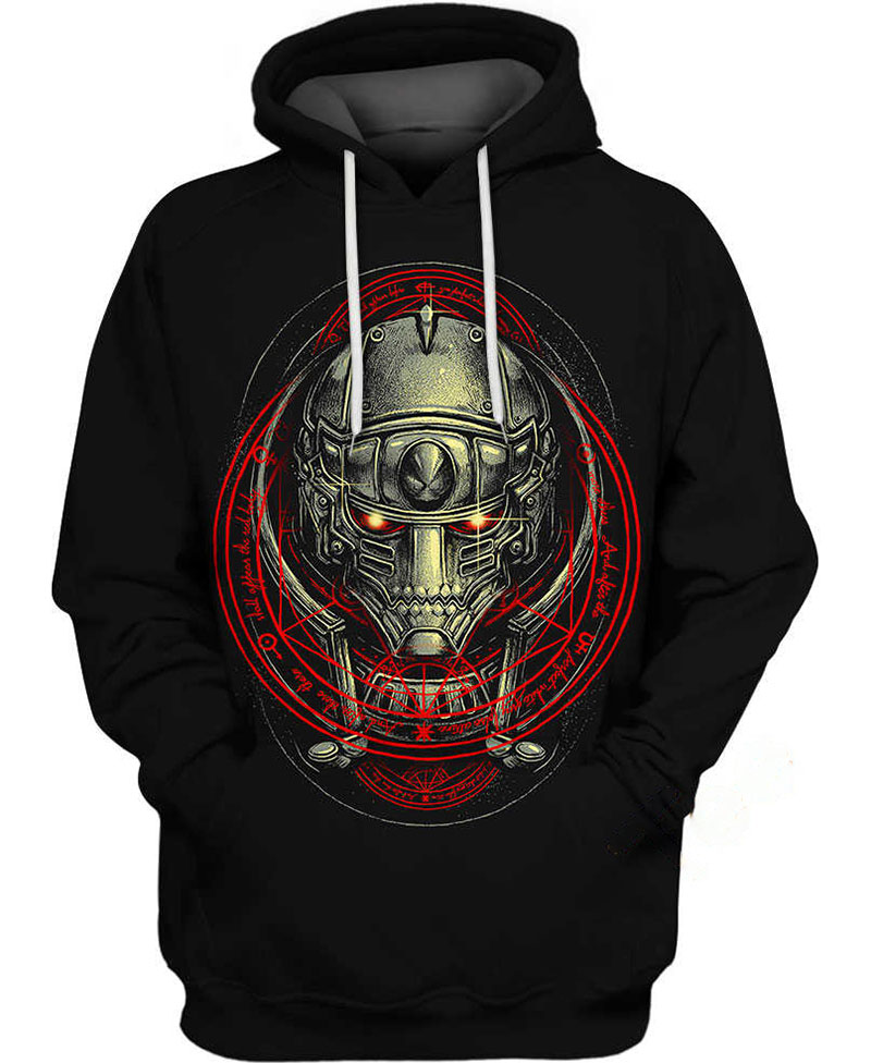 Alphonse Elric Helmet Hoodie 3D