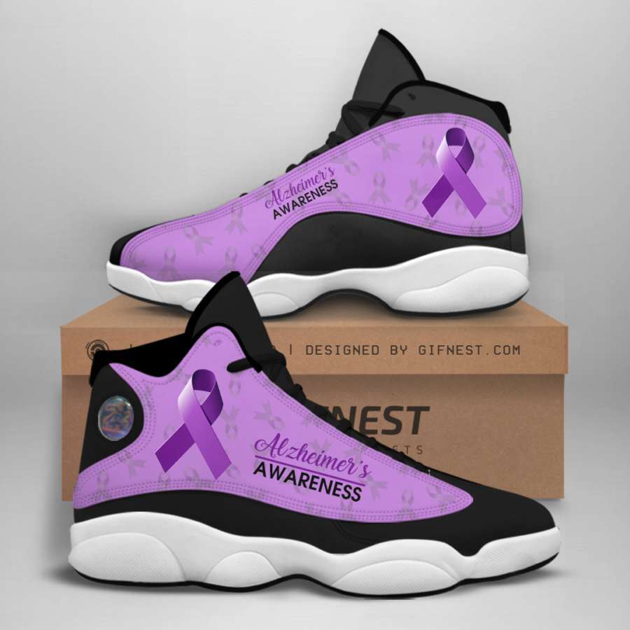 Alzheimer’s Awareness Custom Air Jordan Shoes