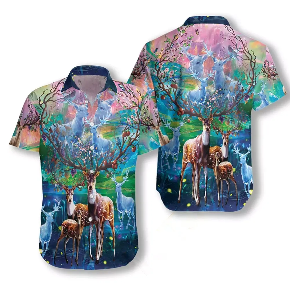 Amazing Deer Hawaiian shirts