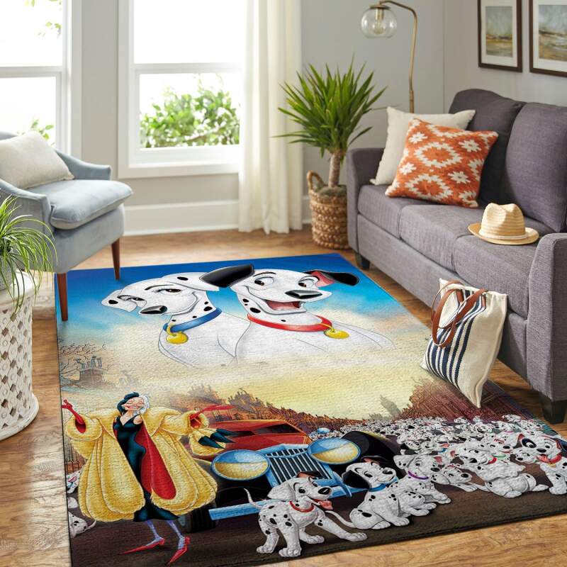 Amazon Dalmatians Disney Movie Living Room Area Rug
