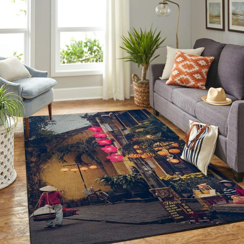 Amazon Amazing Landscape In Vietnam Living Room Area Rug