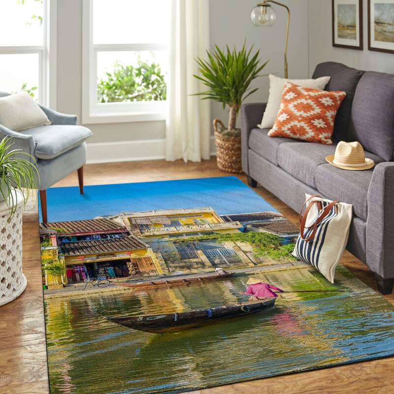 Amazon Amazing Landscape In Vietnam Living Room Area Rug