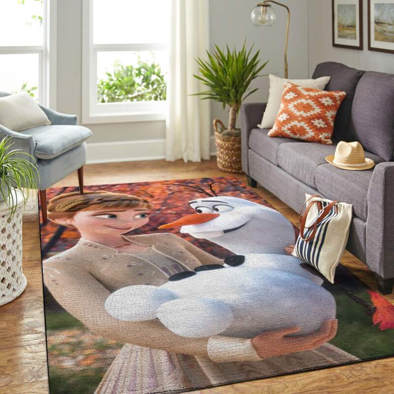 Amazon Anna Frozen Living Room Area Rug