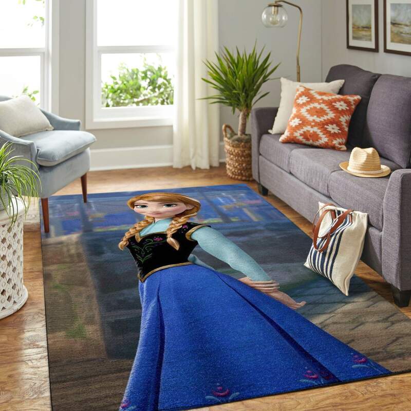 Amazon Anna Frozen Living Room Area Rug