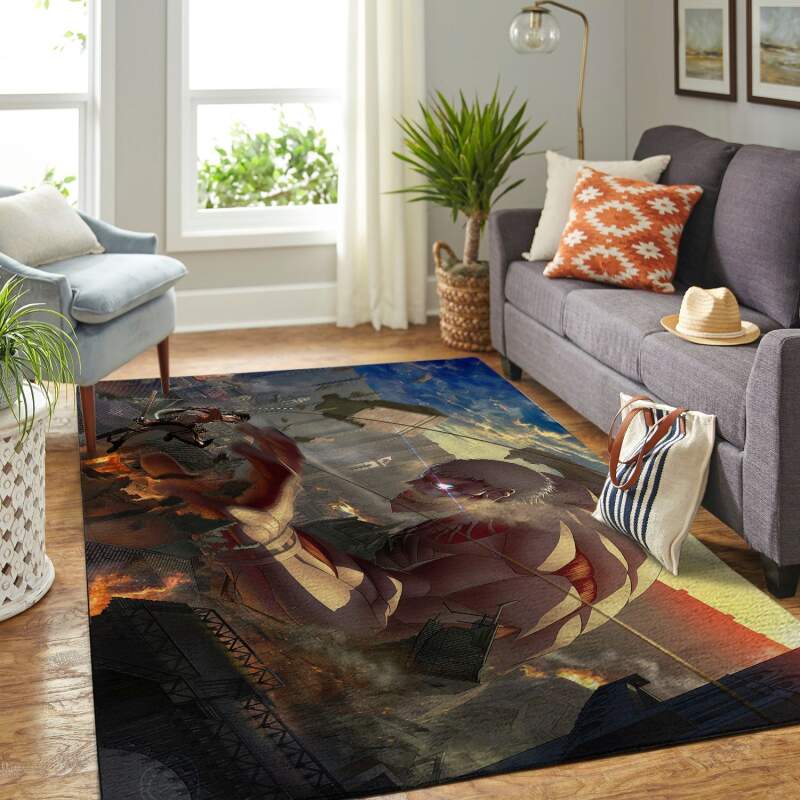 Amazon Aot-attack On Titan Living Room Area Rug