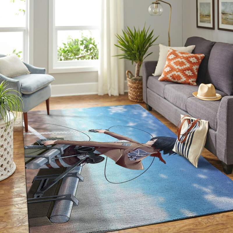 Amazon Aot-attack On Titan Living Room Area Rug