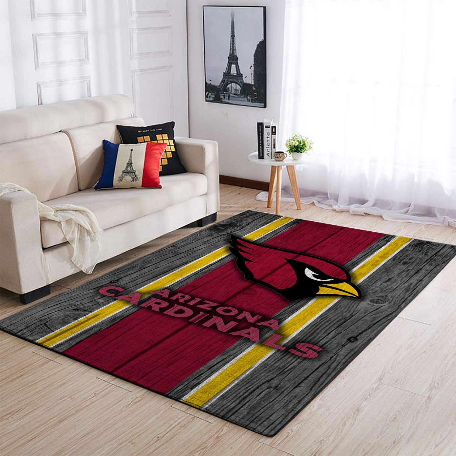 Amazon Arizona Cardinals Living Room Area Rug