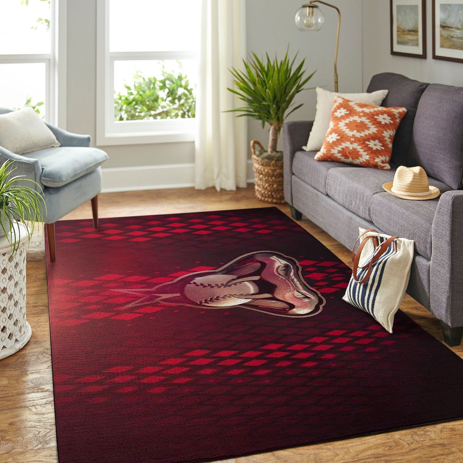 Amazon Arizona Diamondbacks Living Room Area Rug