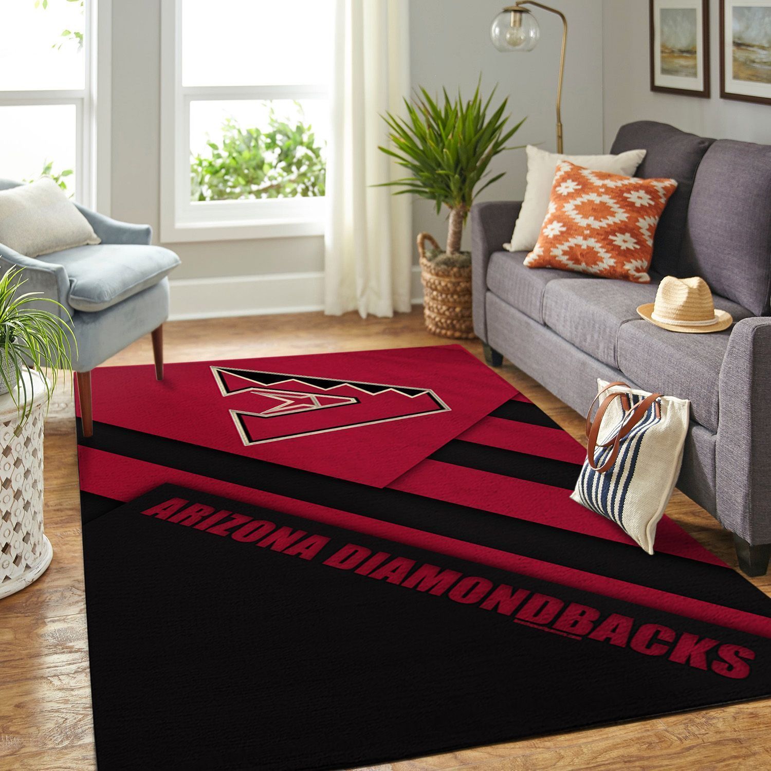 Amazon Arizona Diamondbacks Living Room Area Rug