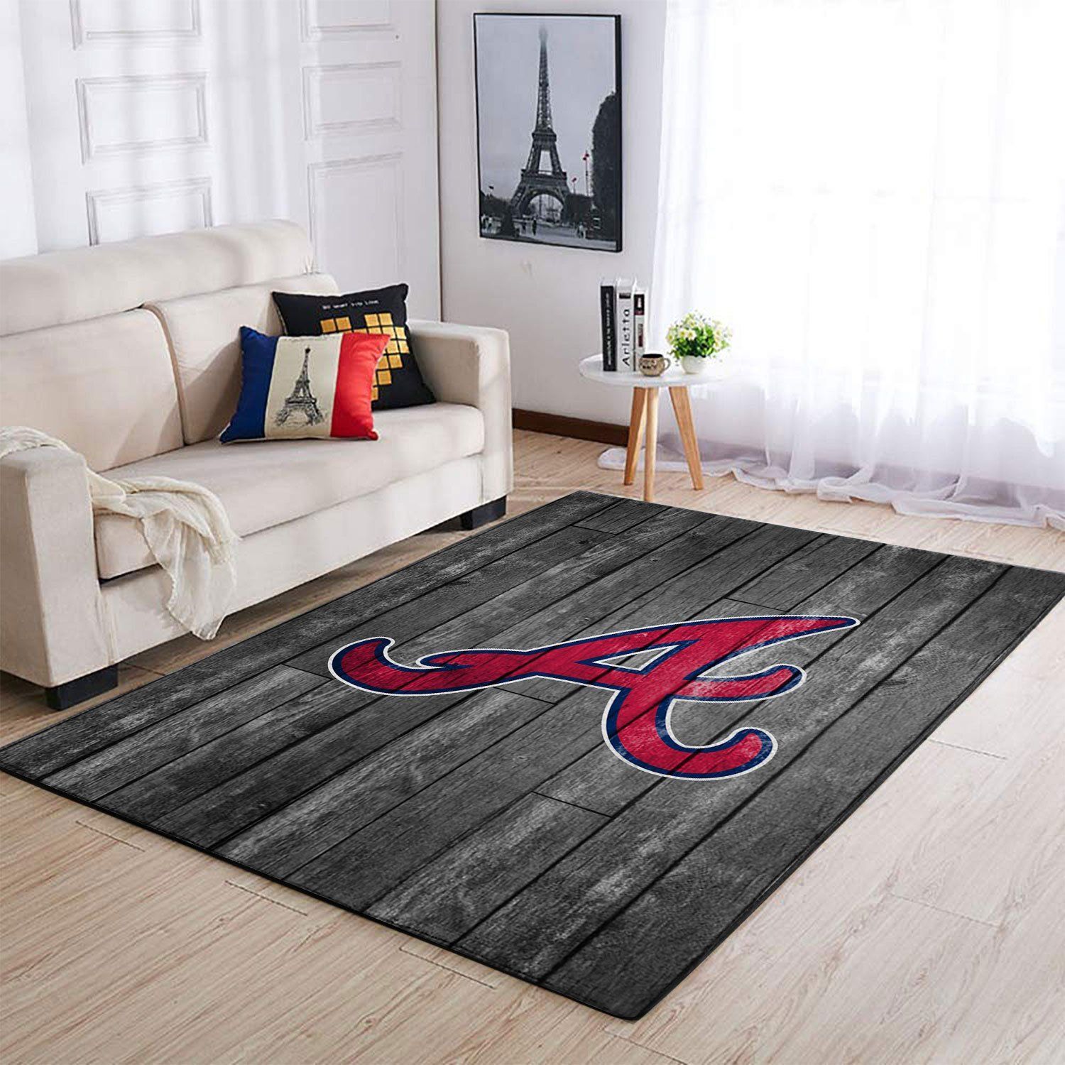 Amazon Atlanta Braves Living Room Area Rug
