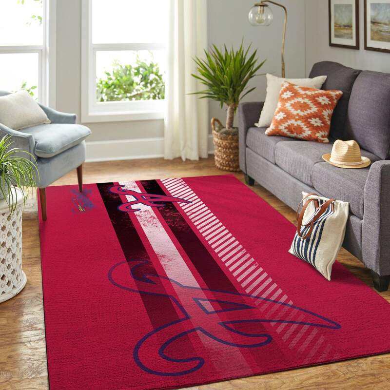 Amazon Atlanta Braves Living Room Area Rug