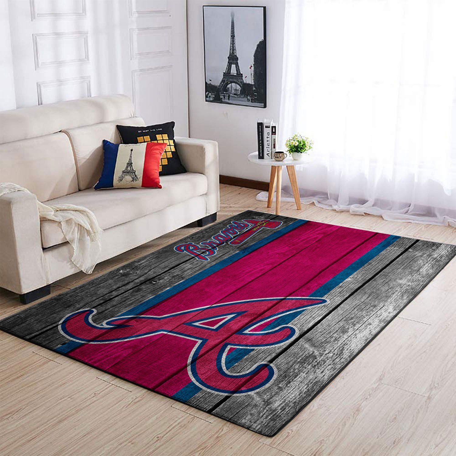 Amazon Atlanta Braves Living Room Area Rug