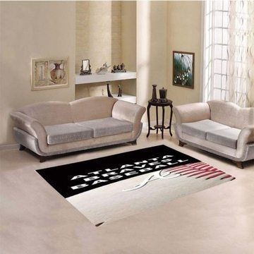 Amazon Atlanta Braves Living Room Area Rug