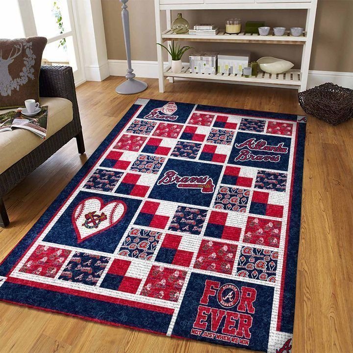Amazon Atlanta Braves Living Room Area Rug