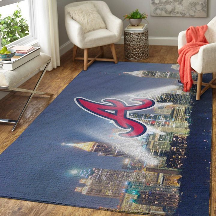 Amazon Atlanta Braves Living Room Area Rug