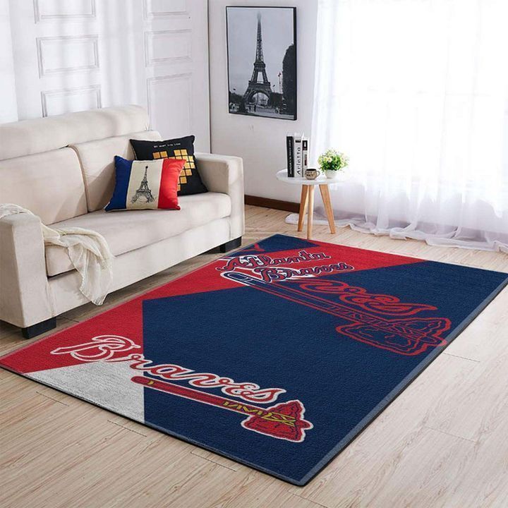 Amazon Atlanta Braves Living Room Area Rug