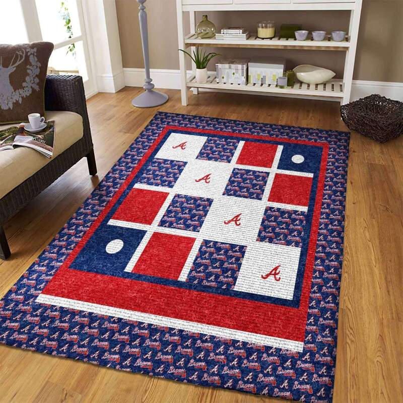Amazon Atlanta Braves Living Room Area Rug