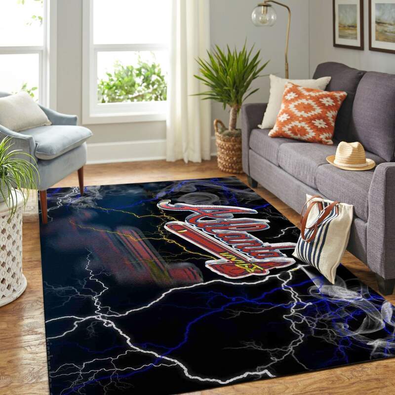 Amazon Atlanta Braves Living Room Area Rug